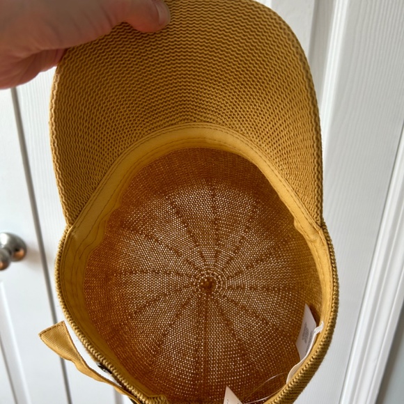 NWT Yellow Anthropologie Ball Cap - Picture 4 of 6